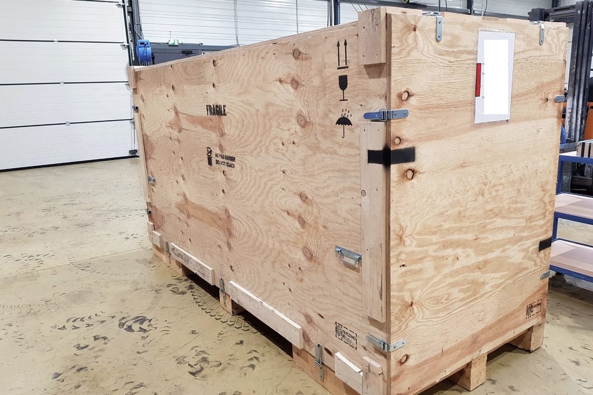 Caisse de transport sur mesure